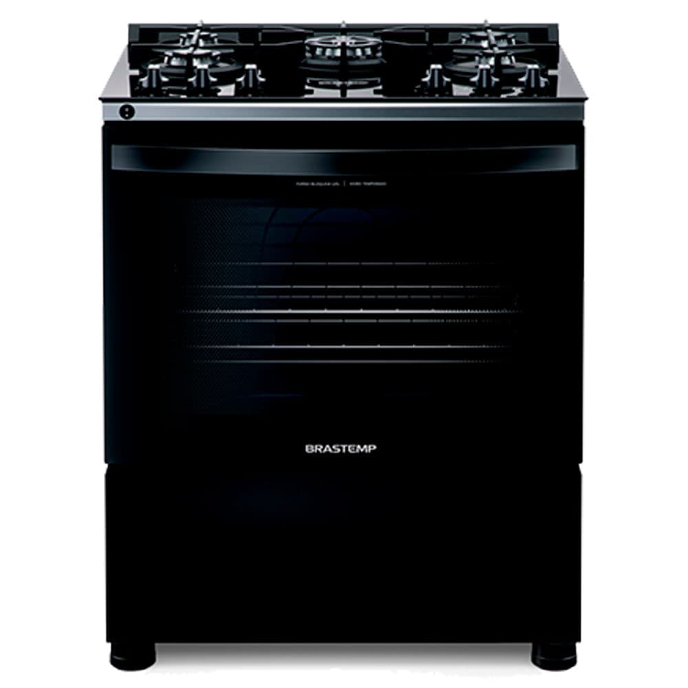 Fogão Brastemp 5 Bocas Preto